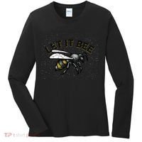 Let It Bee Funny Bumble Women's Long Sleeve Shirt thumb 0