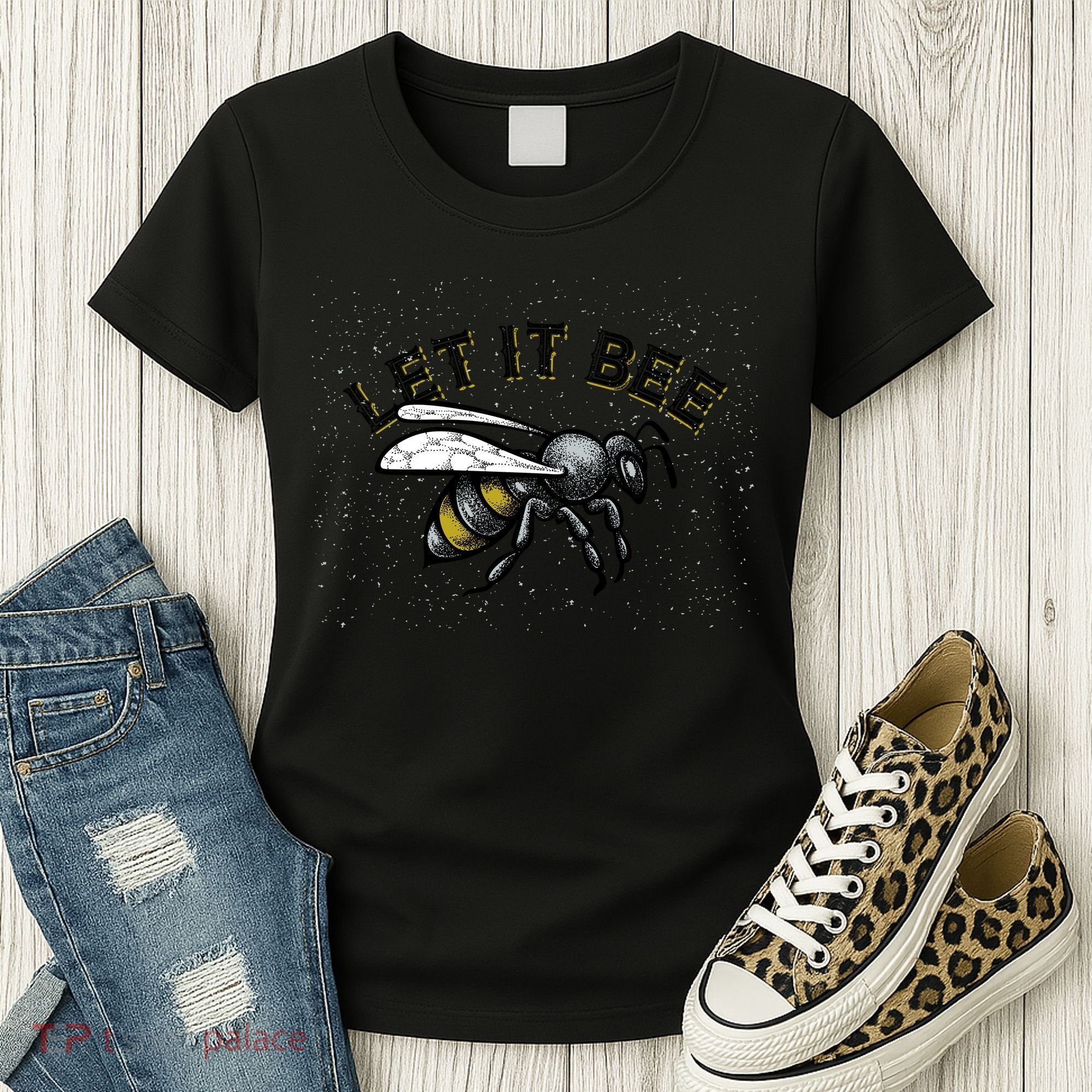 Let It Bee Funny Bumble Women's T-Shirt