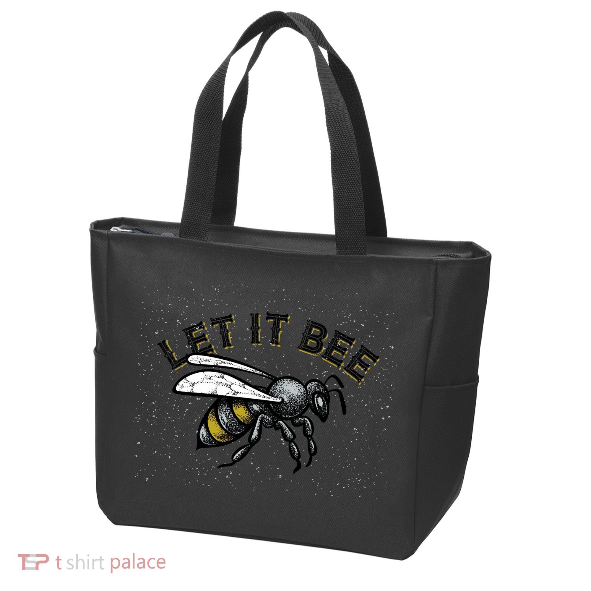 Let It Bee Funny Bumble Tote Bag