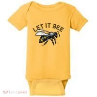 Let It Bee Funny Bumble Baby Bodysuit thumb 0