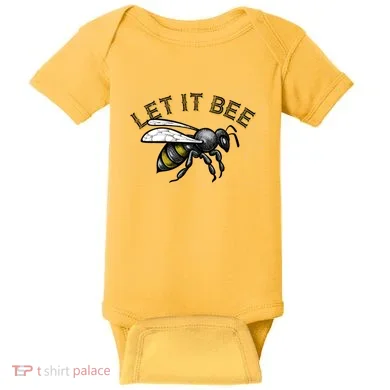 Let It Bee Funny Bumble Baby Bodysuit
