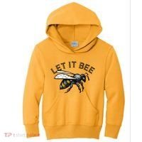 Let It Bee Funny Bumble Kids Hoodie thumb 0