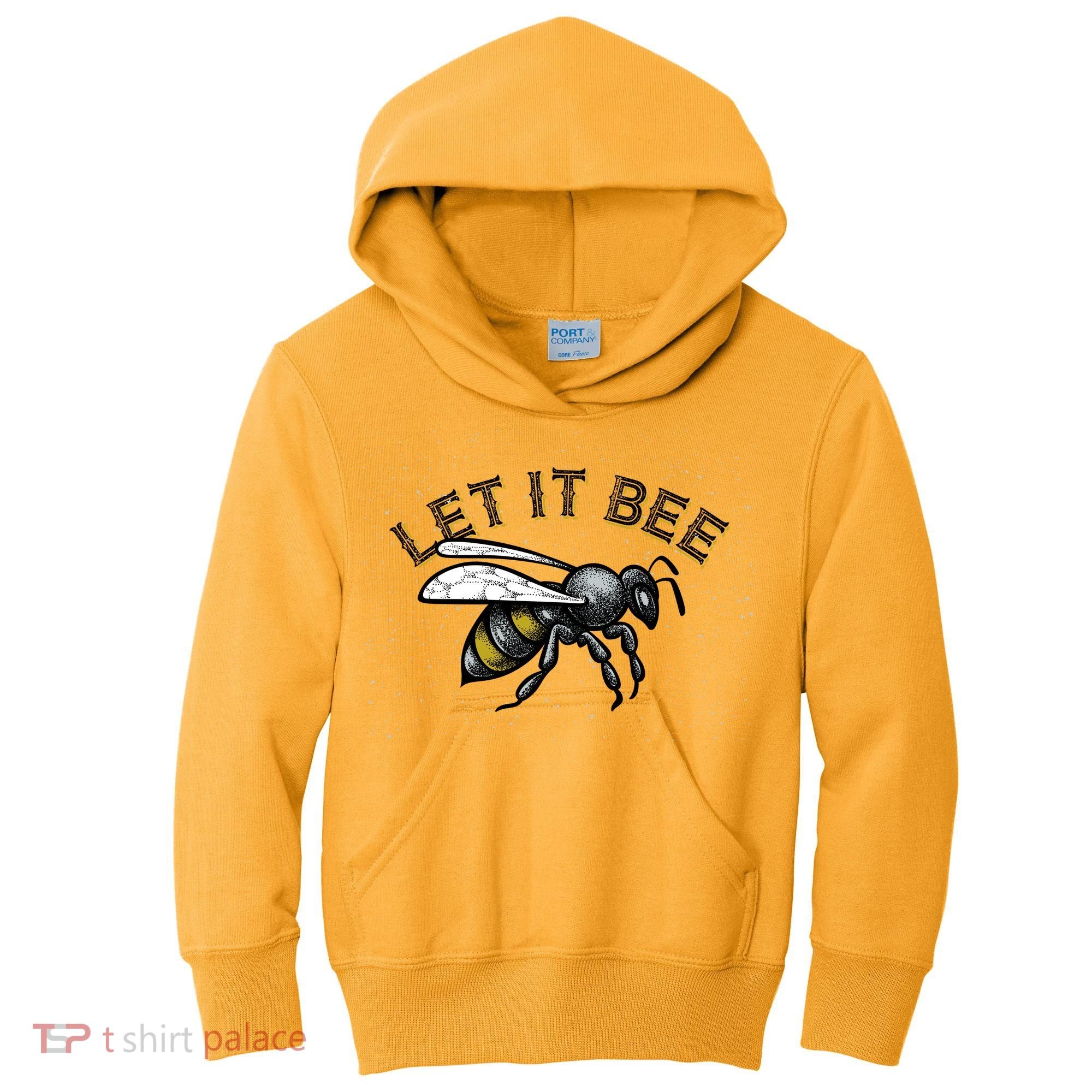 Let It Bee Funny Bumble Kids Hoodie