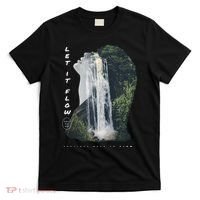 Let It Flow Waterfall Art T-Shirt thumb 0