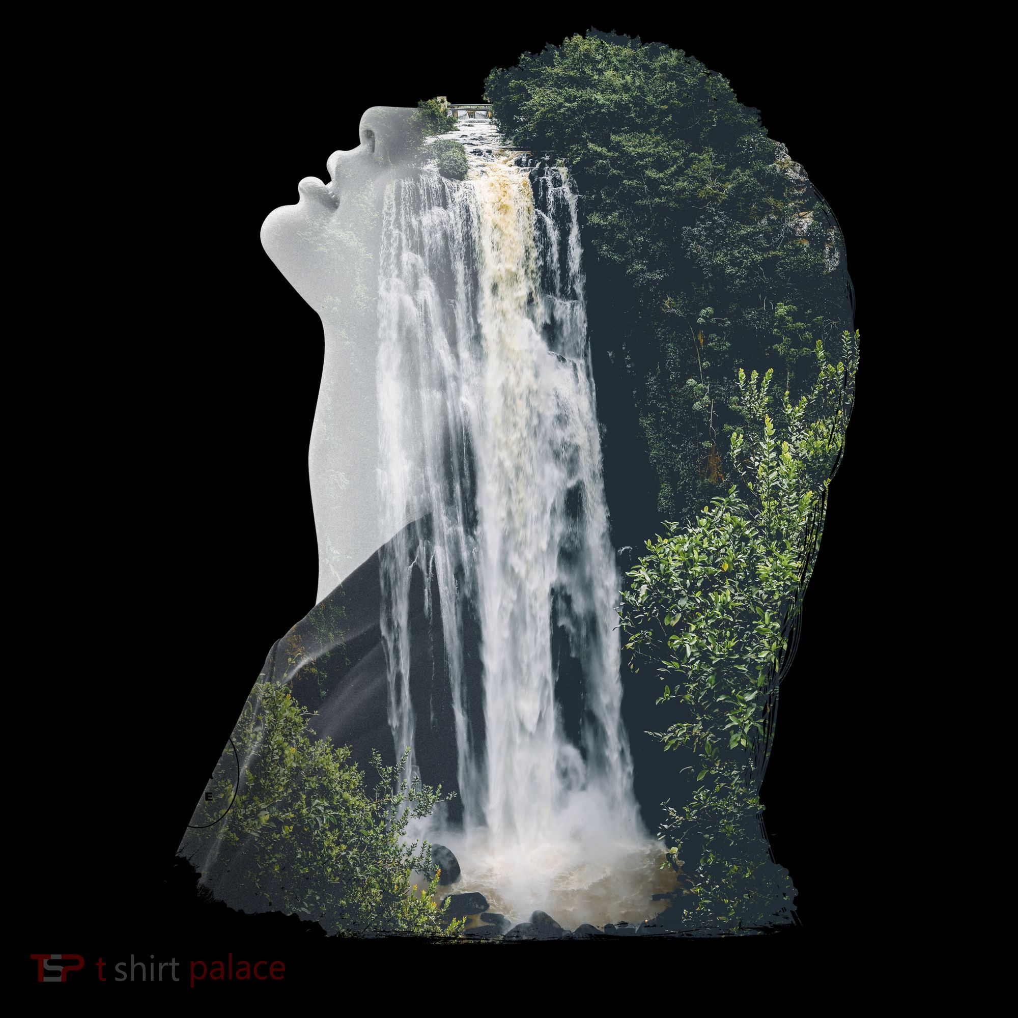 Let It Flow Waterfall Art Coffee Mug