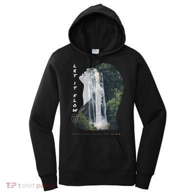 Let It Flow Waterfall Art Women's Hoodie