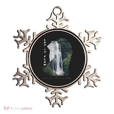 Let It Flow Waterfall Art Ornament