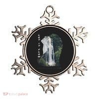 Let It Flow Waterfall Art Ornament thumb 0