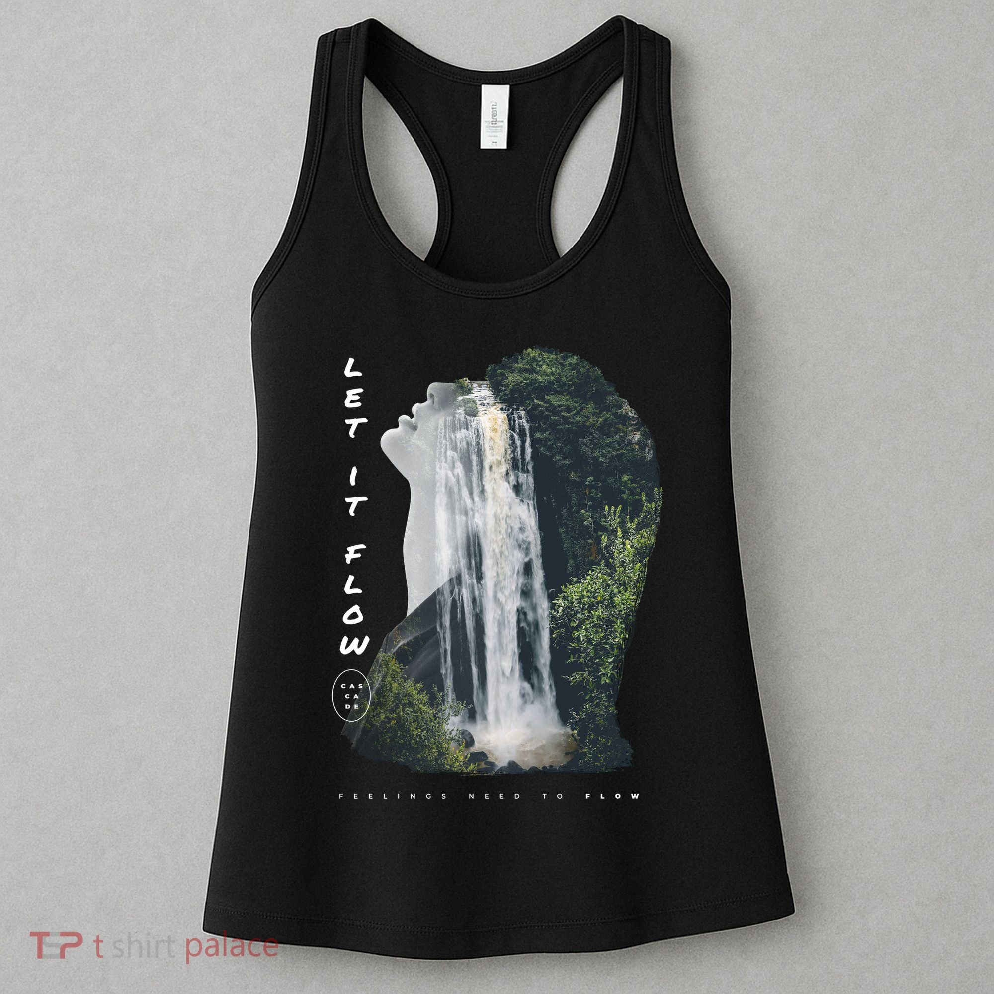 Let It Flow Waterfall Art Women's Tank Top