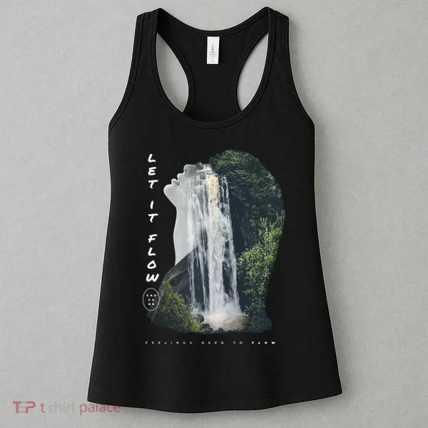 Let It Flow Waterfall Art Women's Tank Top