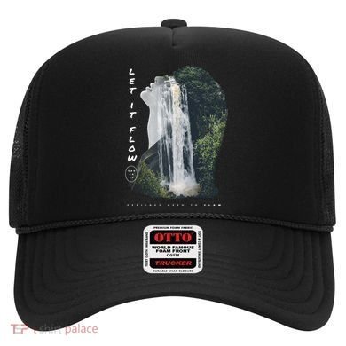 Let It Flow Waterfall Art Hat