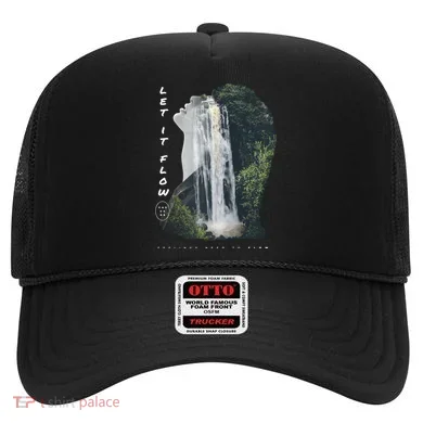 Let It Flow Waterfall Art Hat
