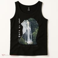 Let It Flow Waterfall Art Tank Top thumb 2