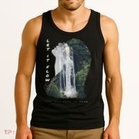 Let It Flow Waterfall Art Tank Top thumb 3