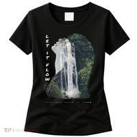 Let It Flow Waterfall Art Women's T-Shirt thumb 0