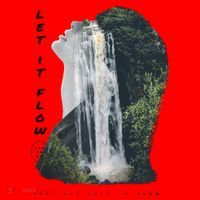 Let It Flow Waterfall Art Santa Hat thumb 1