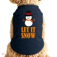 Let It Snow Doggie Tank thumb 0