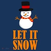 Let It Snow Doggie Tank thumb 4