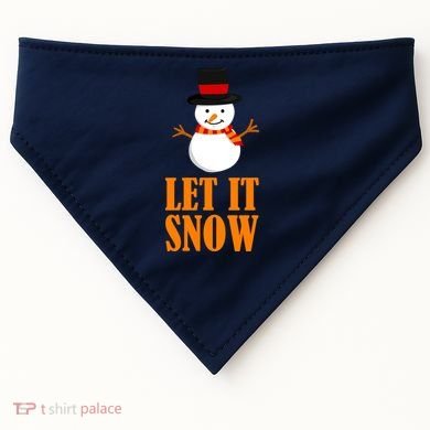 Let It Snow USA-Made Doggie Bandana