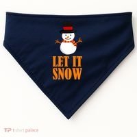 Let It Snow USA-Made Doggie Bandana thumb 0
