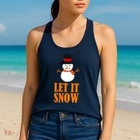 Let It Snow Women's Tank Top thumb 2