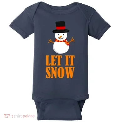 Let It Snow Baby Bodysuit