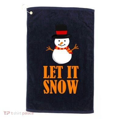 Let It Snow Golf Towel