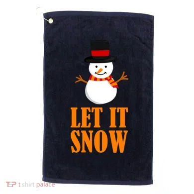 Let It Snow Golf Towel