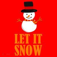 Let It Snow Santa Hat thumb 1
