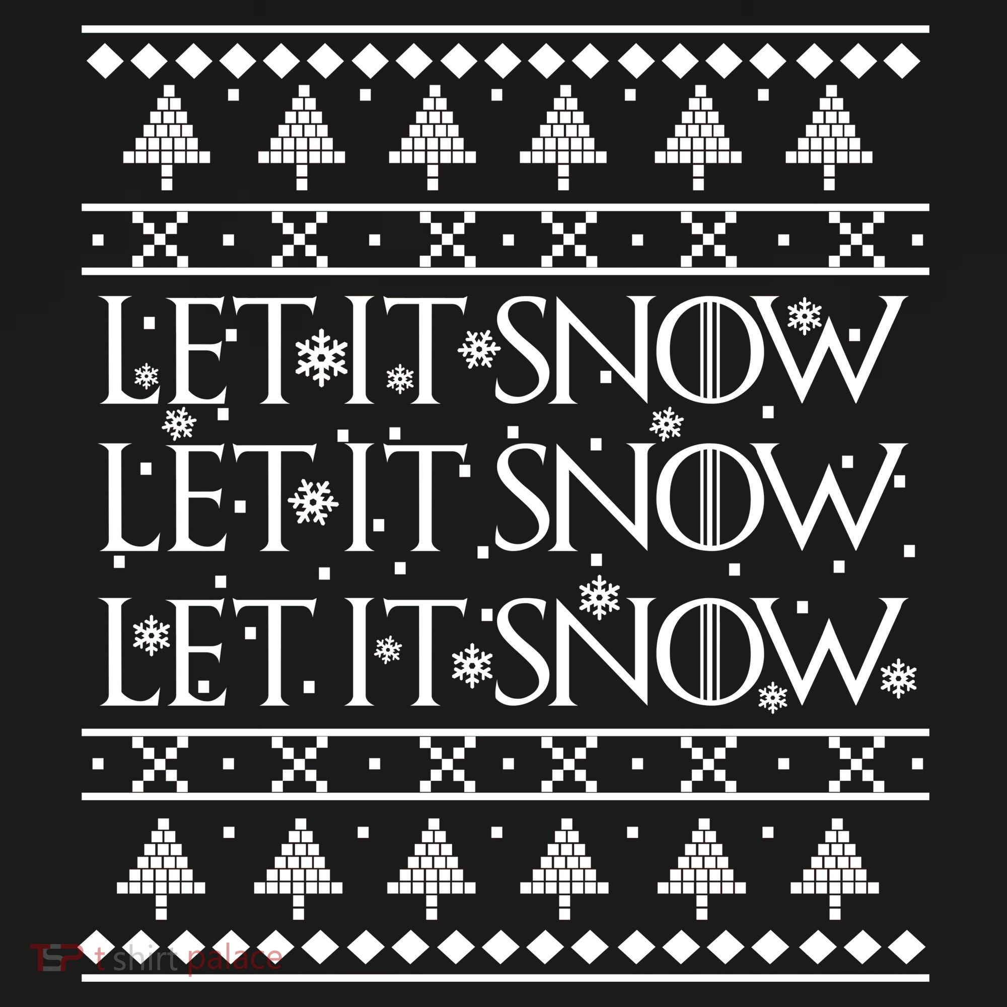Let it Snow Let It Snow Let It Snow Ugly Christmas Backpack
