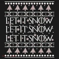 Let it Snow Let It Snow Let It Snow Ugly Christmas Bucket Hat thumb 4