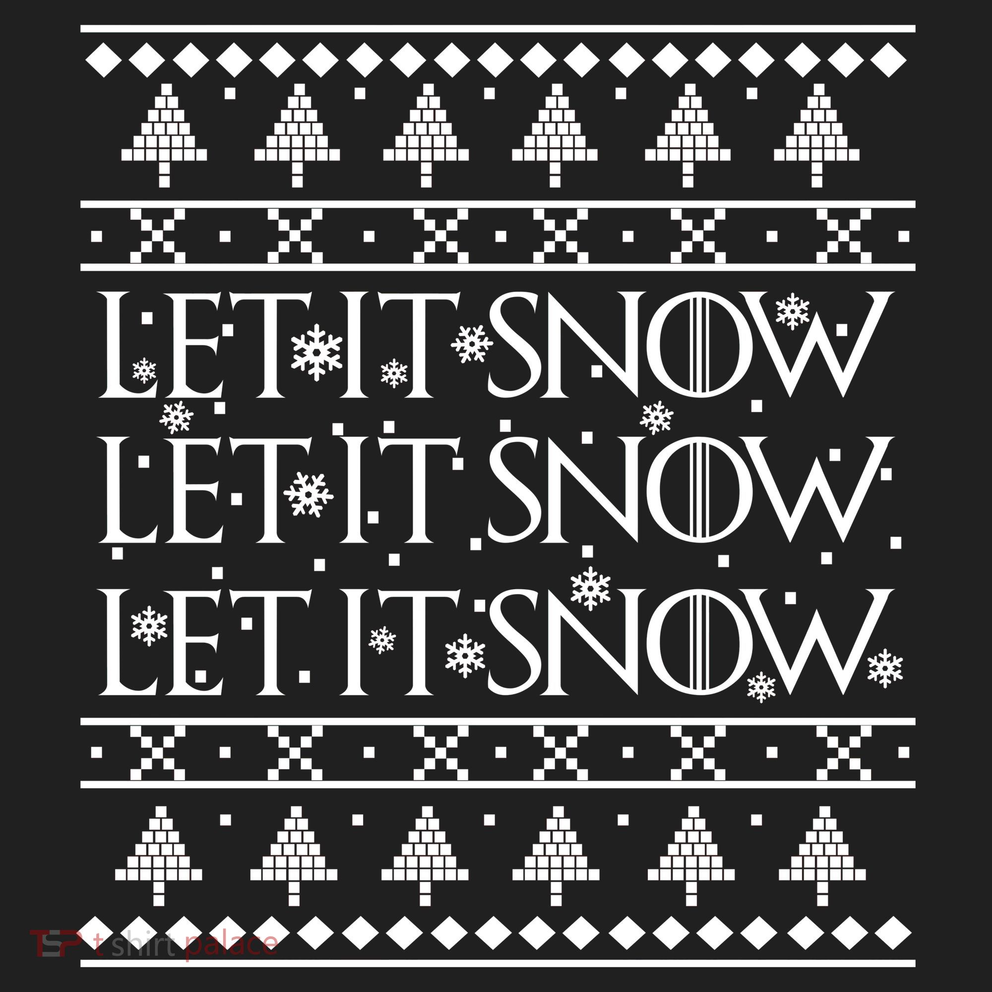 Let it Snow Let It Snow Let It Snow Ugly Christmas Beanie