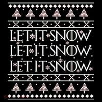 Let it Snow Let It Snow Let It Snow Ugly Christmas Women's Hoodie thumb 2
