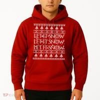Let it Snow Let It Snow Let It Snow Ugly Christmas Hoodie thumb 2