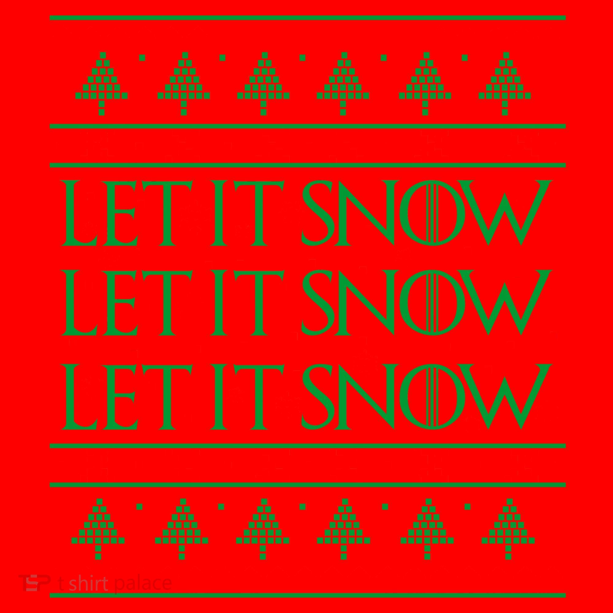 Let it Snow Let It Snow Let It Snow Ugly Christmas Santa Hat