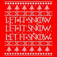 Let it Snow Let It Snow Let It Snow Ugly Christmas Visor thumb 3