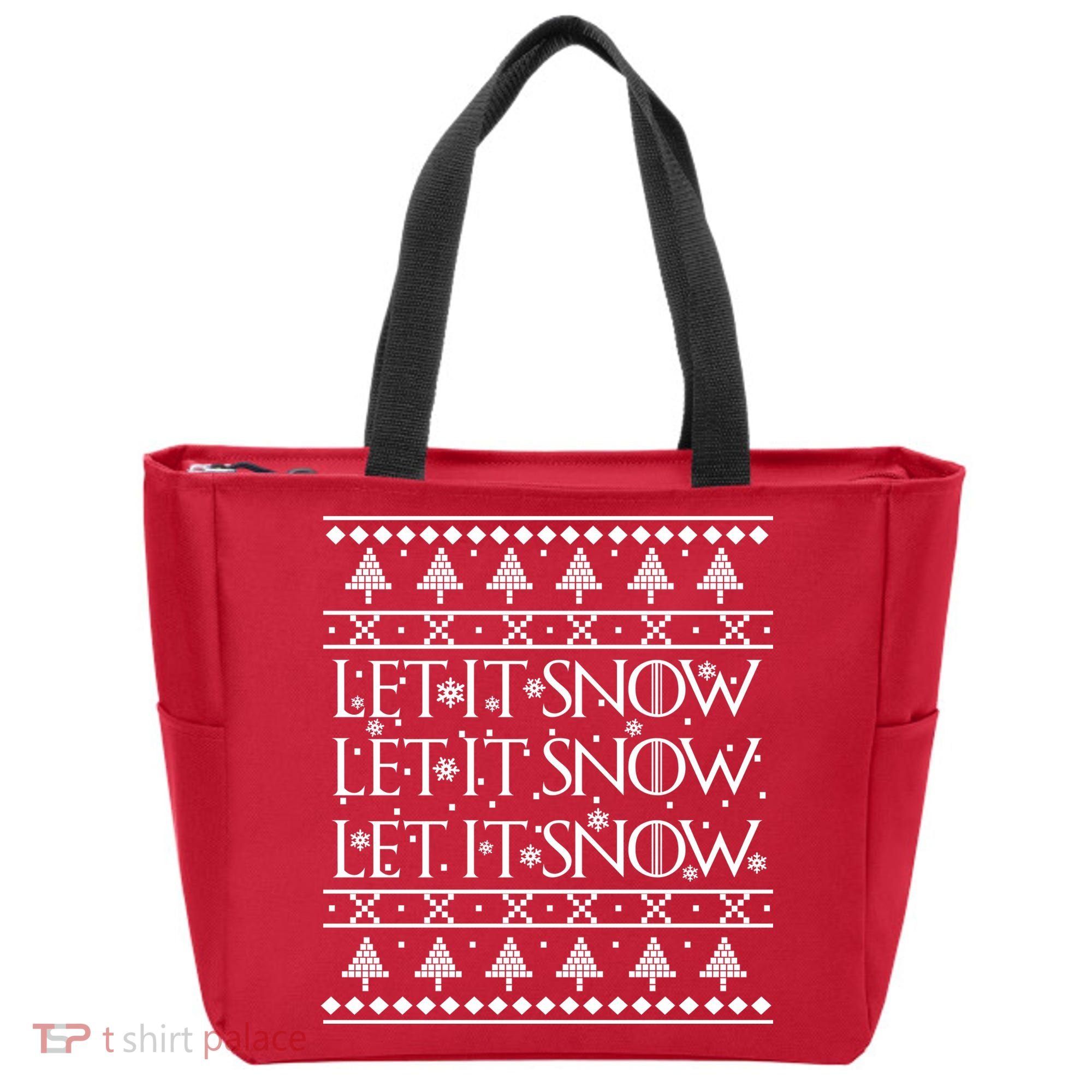 Let it Snow Let It Snow Let It Snow Ugly Christmas Tote Bag