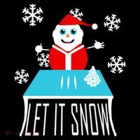 Let it Snow Snow Man Santa Ugly Christmas Coffee Mug thumb 5