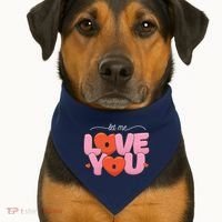 Let Me Love You USA-Made Doggie Bandana thumb 1
