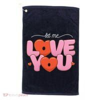 Let Me Love You Golf Towel thumb 0
