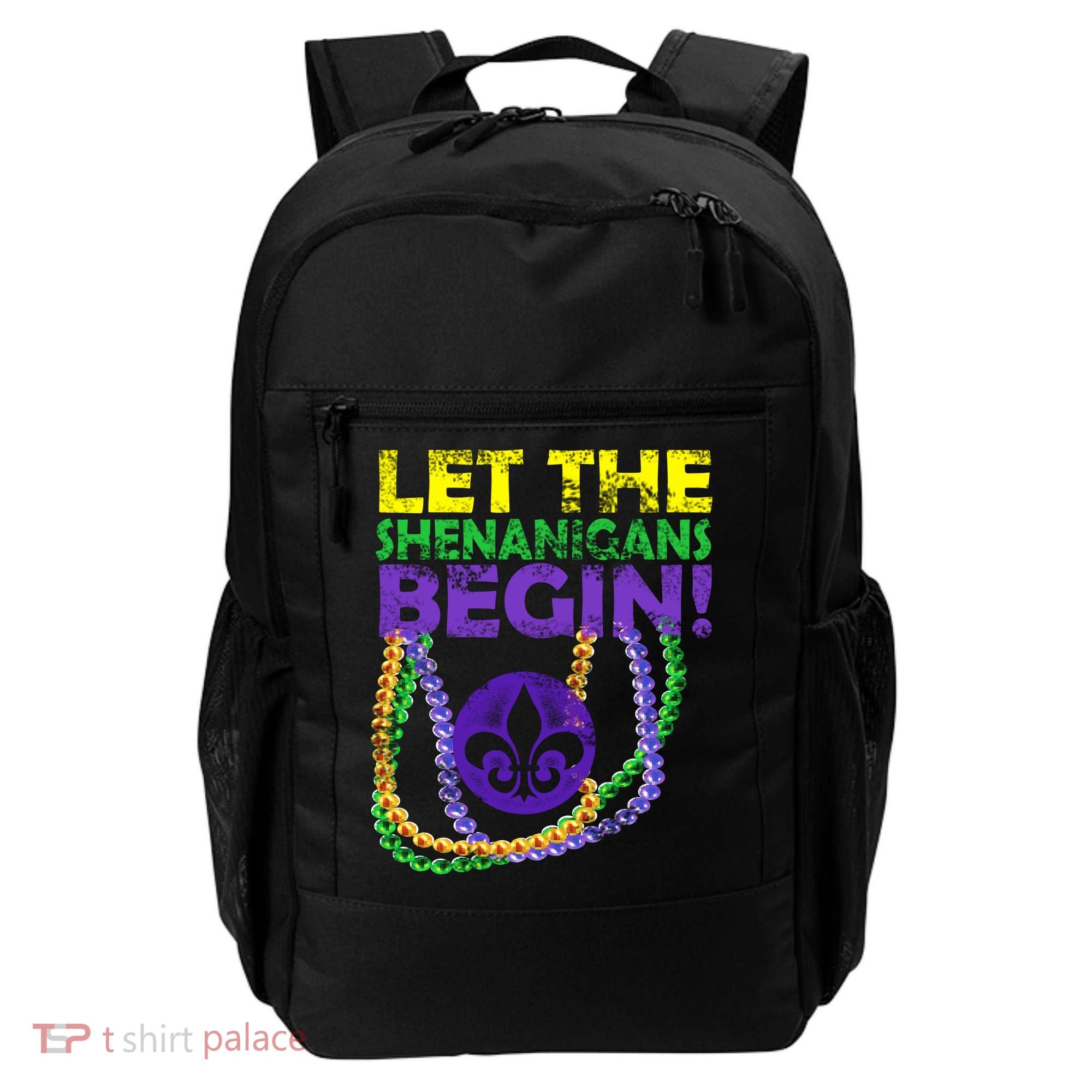 Let Shenanigans Begins Mardi Gras Backpack