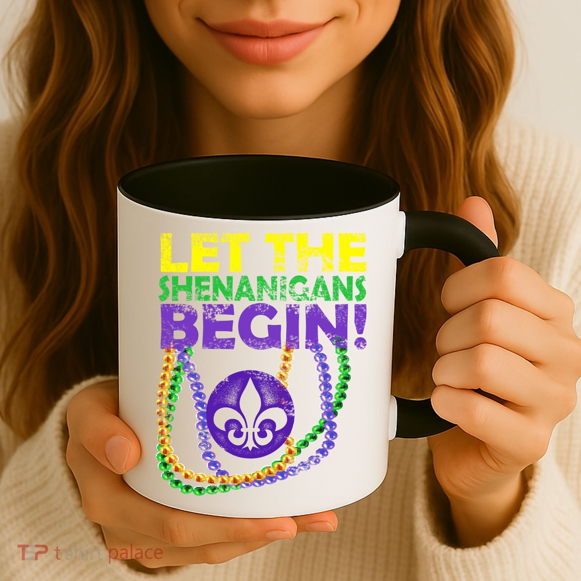 Let Shenanigans Begins Mardi Gras Coffee Mug