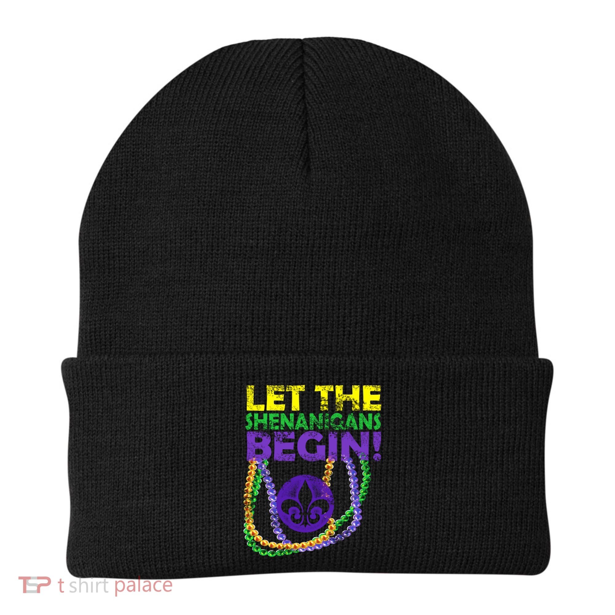 Let Shenanigans Begins Mardi Gras Beanie