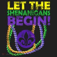 Let Shenanigans Begins Mardi Gras Beanie thumb 2