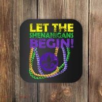 Let Shenanigans Begins Mardi Gras Coaster thumb 0