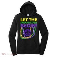 Let Shenanigans Begins Mardi Gras Women's Hoodie thumb 0