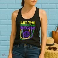 Let Shenanigans Begins Mardi Gras Women's Tank Top thumb 2