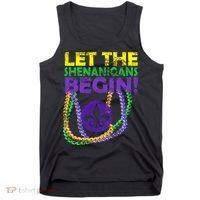 Let Shenanigans Begins Mardi Gras Tank Top thumb 0