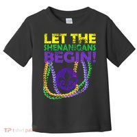 Let Shenanigans Begins Mardi Gras Toddler T-Shirt thumb 0
