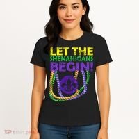 Let Shenanigans Begins Mardi Gras Women's T-Shirt thumb 4